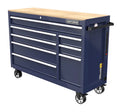 Craftsman 2000 Series 50-in W x 37.5-in H 8 -Drawers Rolling Midnight Blue Wood Work Bench