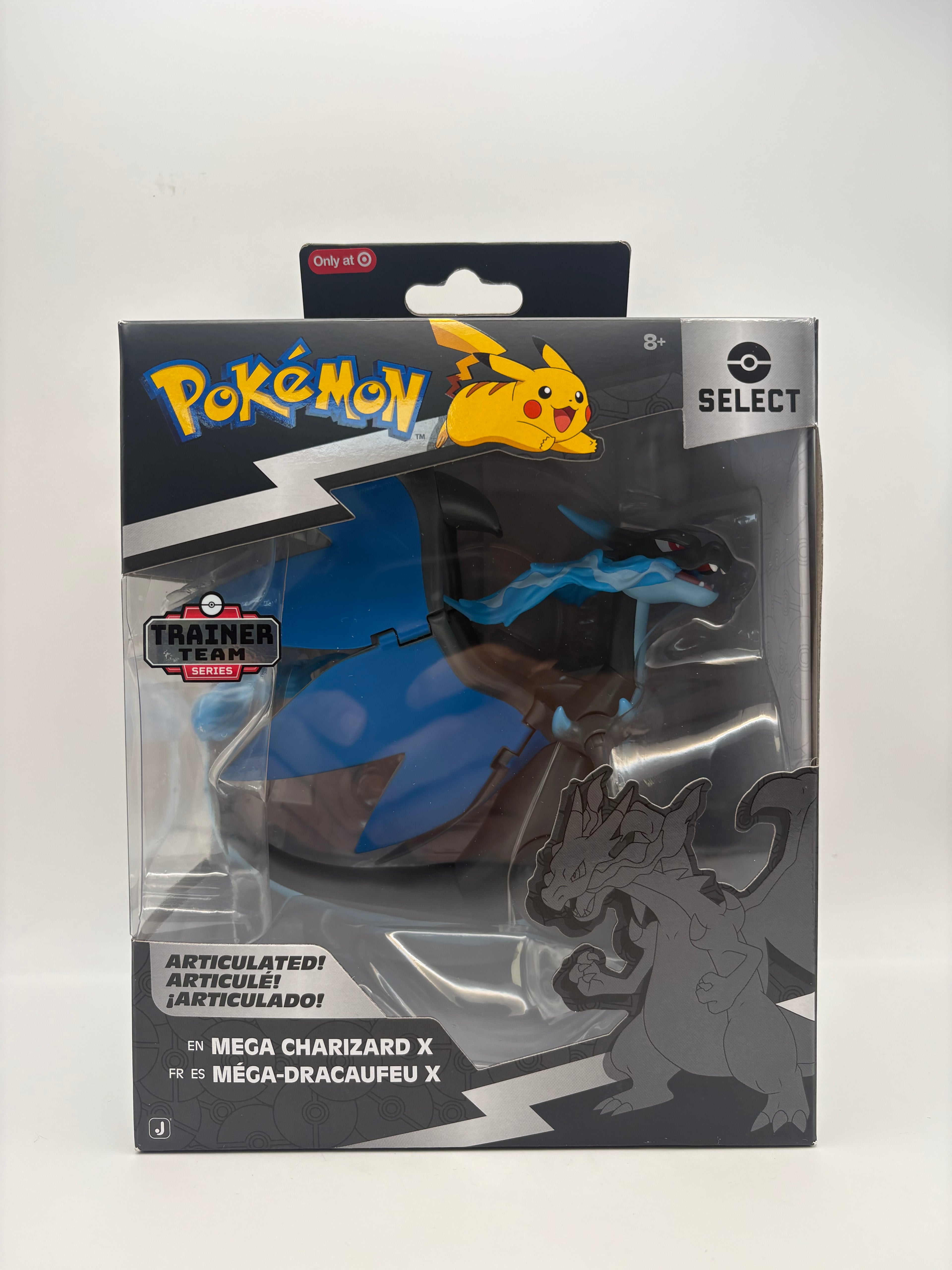 Pokemon Select Mega Charizard X 6" Figure Trainer Team Series