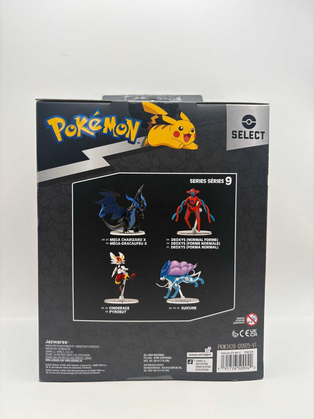 Pokemon Select Mega Charizard X 6" Figure Trainer Team Series