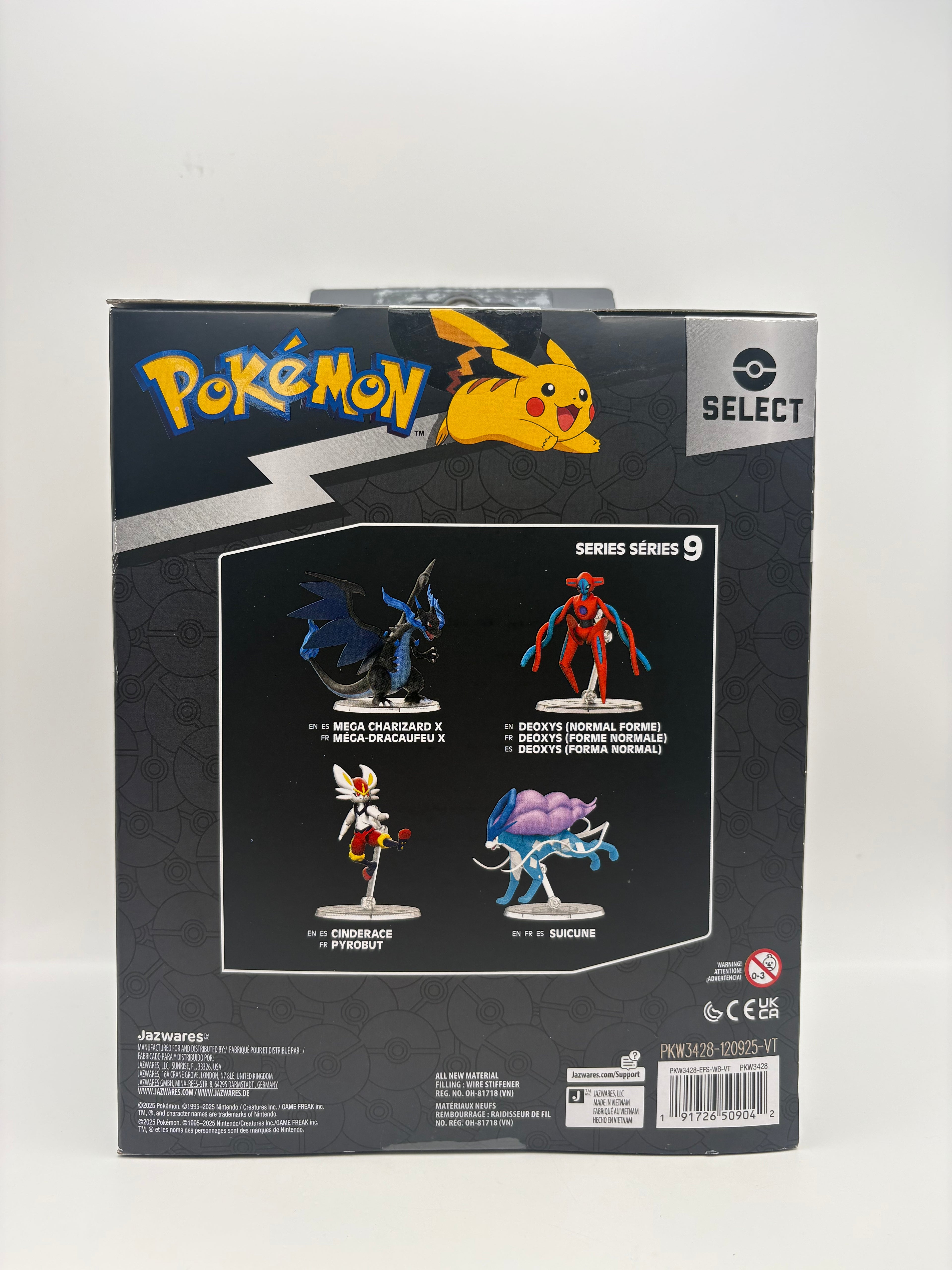 Pokemon Select Mega Charizard X 6" Figure Trainer Team Series
