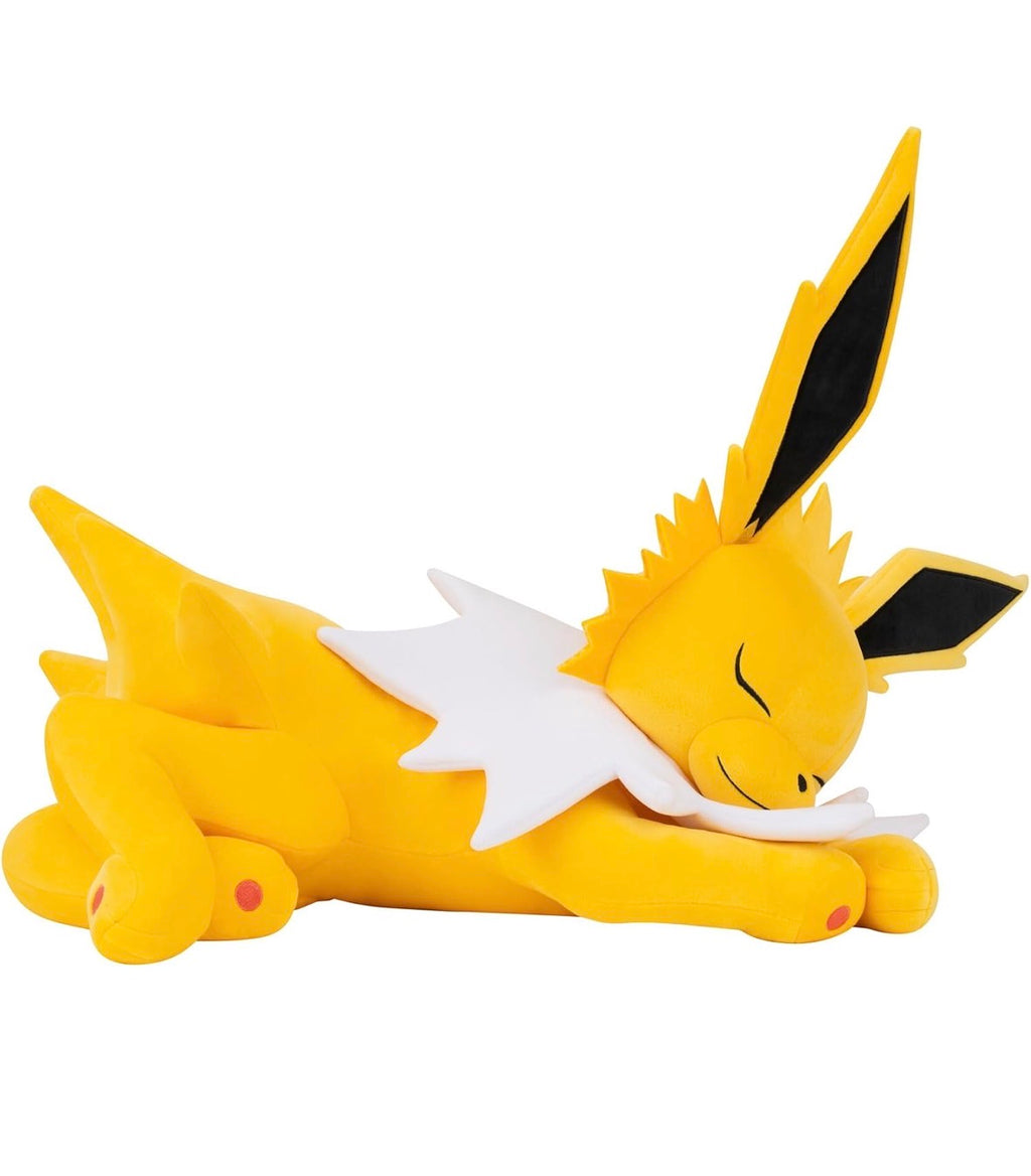 Pokemon Jolteon Sleeping Plush - 18-Inch Premium Plush in Sleeping Pose