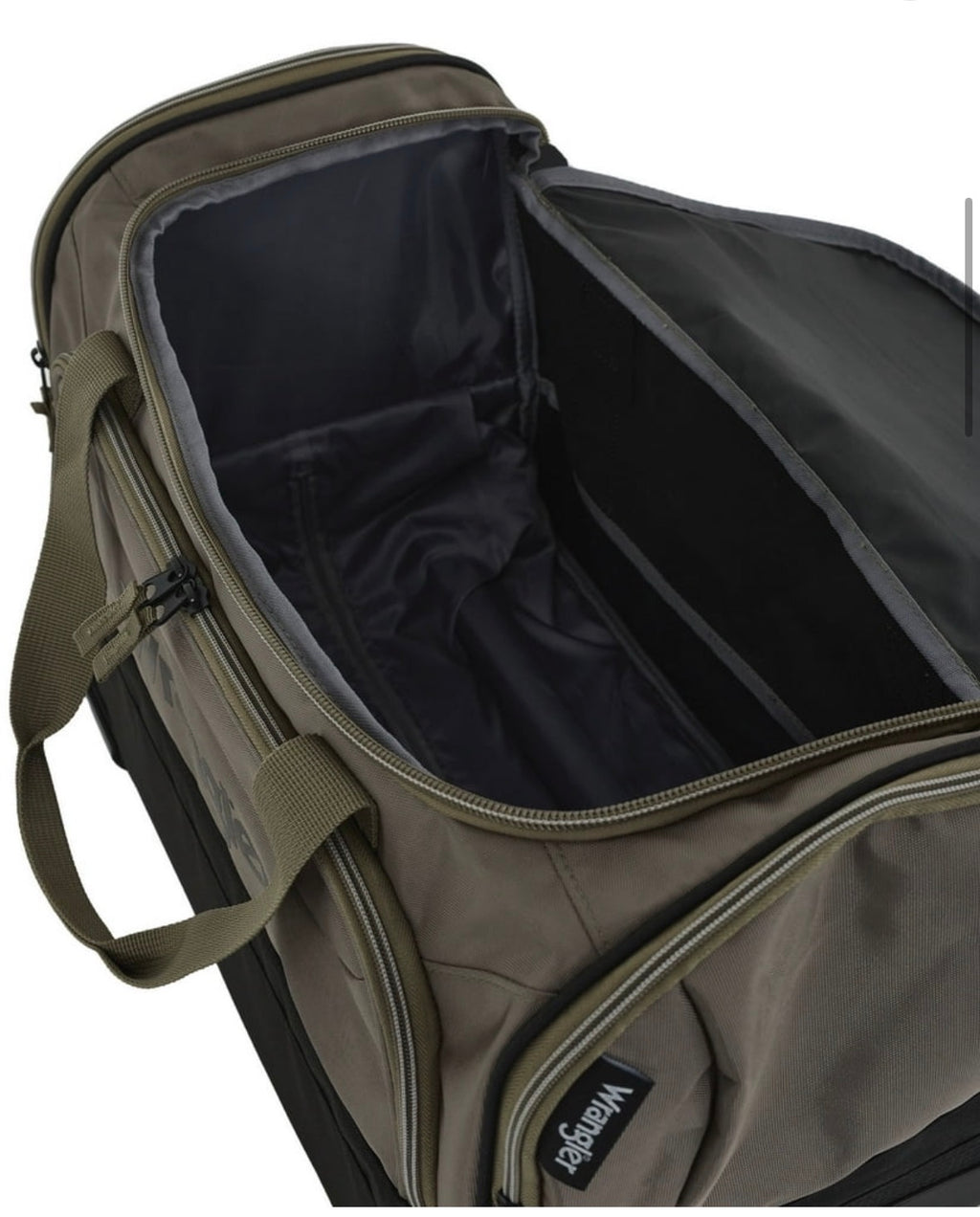 Wrangler 21" Wheeled Duffel Bag with Telescopic Handle, Fallen Rock