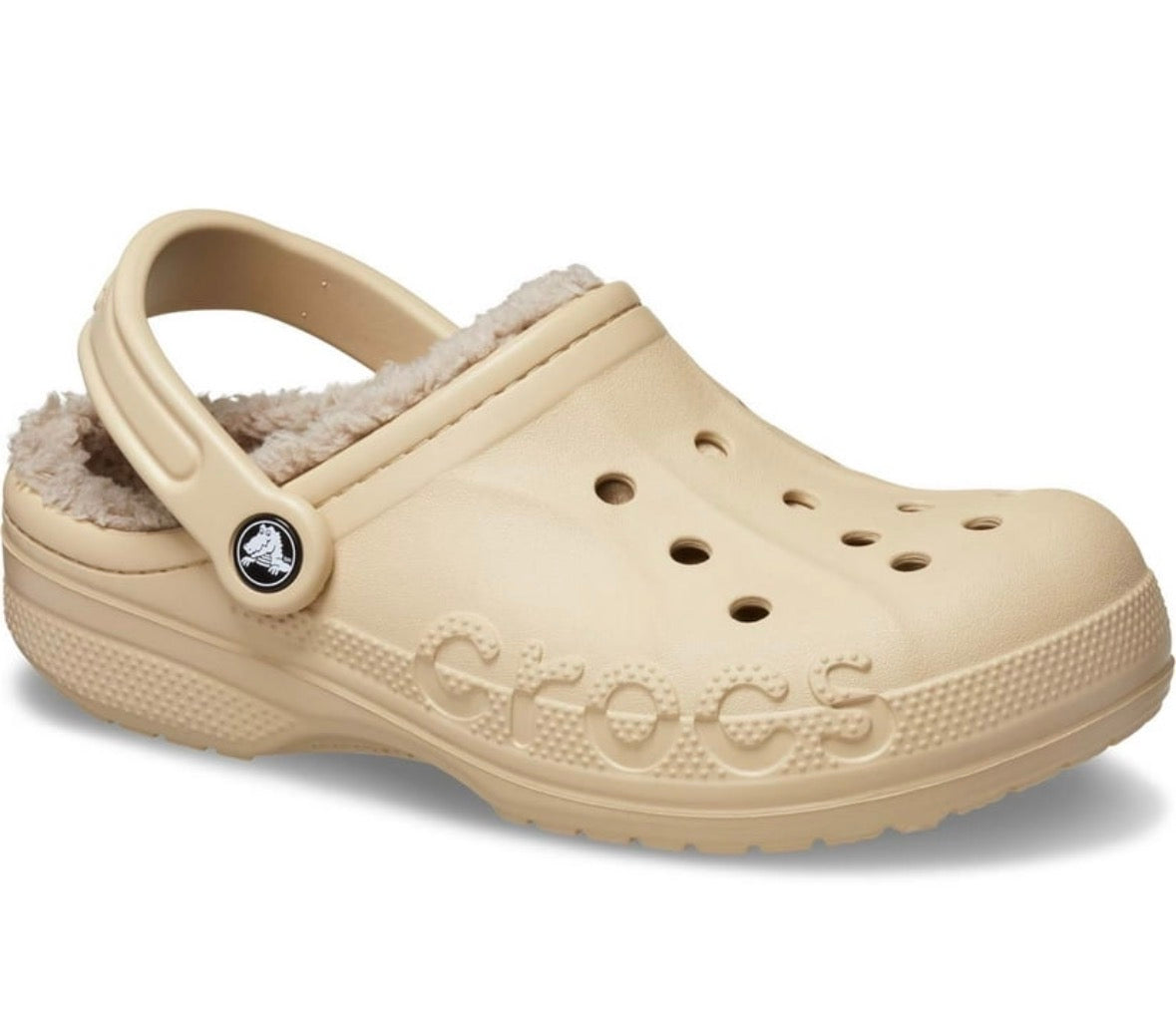 Crocs Men's and Women's Unisex Baya Lined Clogs Chai Men 5/Women 7