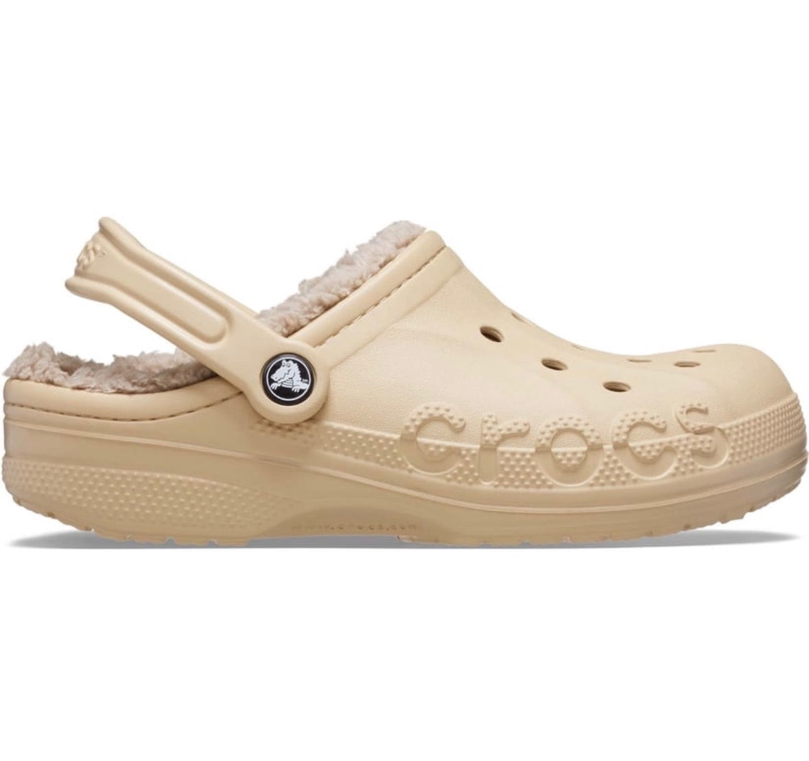 Crocs Men's and Women's Unisex Baya Lined Clogs Chai Men 5/Women 7