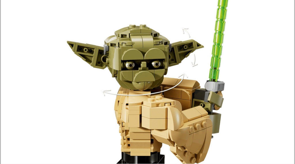 LEGO 75438 Star Wars: Attack of the Clones Yoda Bust with Lightsaber