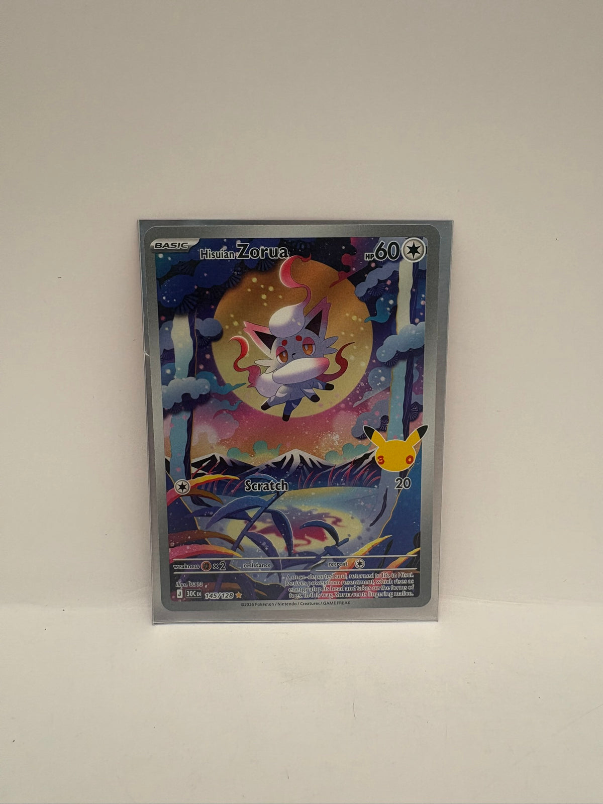 Hisuian Zorua - 145/128 - ME: 30th Celebration (30C)