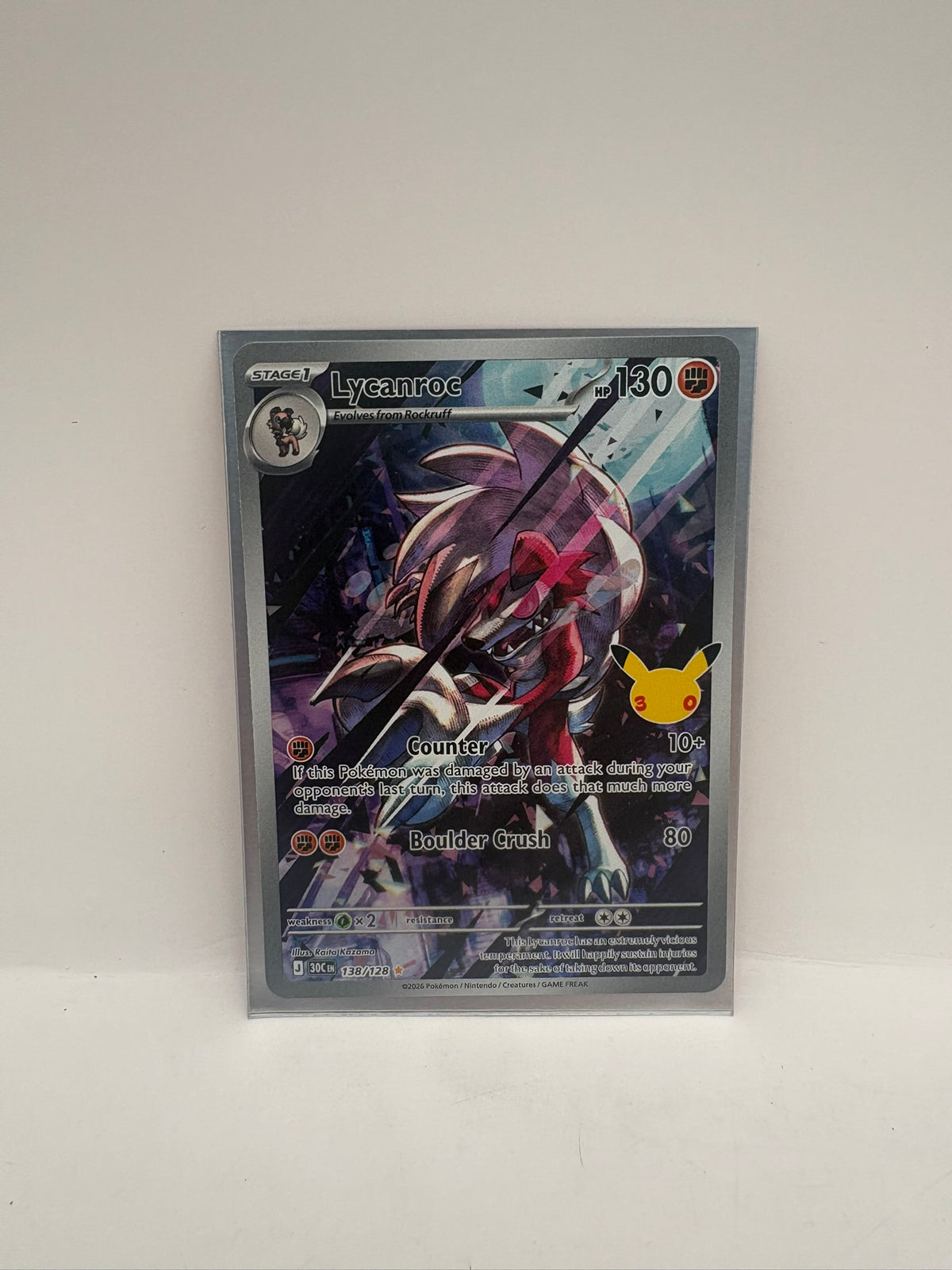 Lycanroc - 138/128 - ME: 30th Celebration (30C)