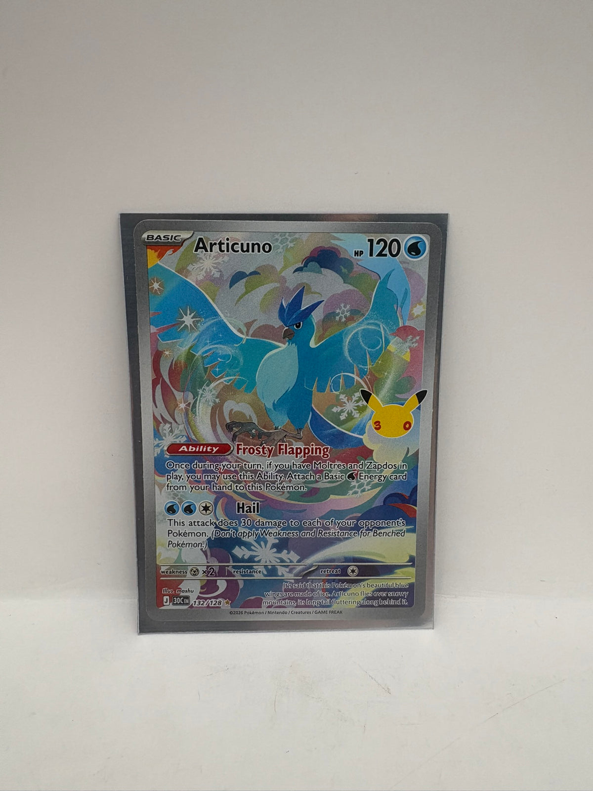 Articuno - 132/128 - ME: 30th Celebration (30C)