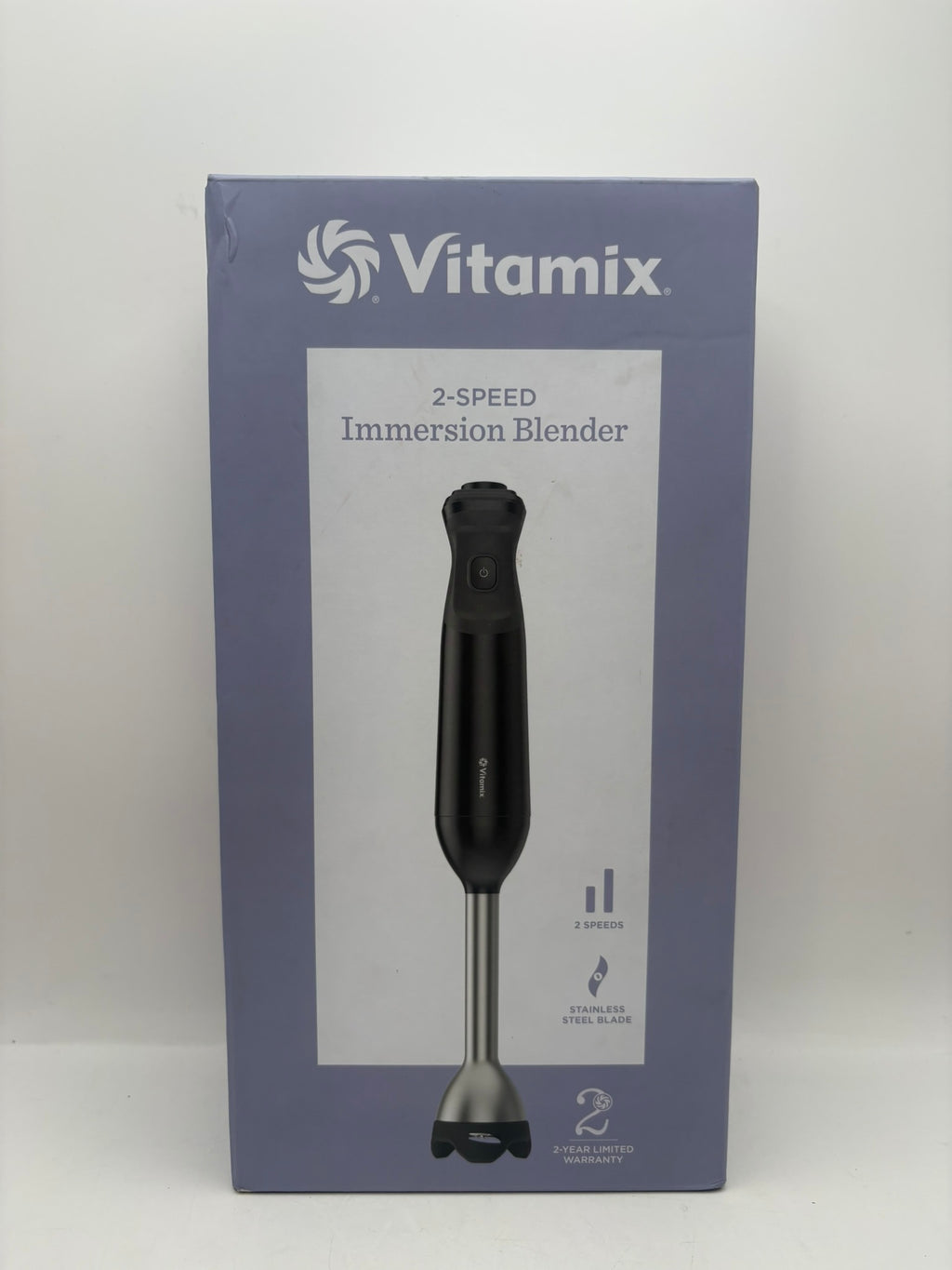 Vitamix 2-Speed Immersion Handheld Blender 350W Stainless, Black/Silver 5ft