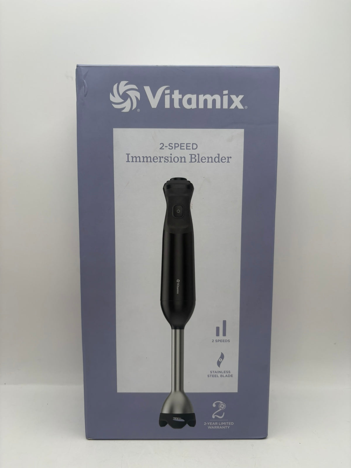 Vitamix 2-Speed Immersion Handheld Blender 350W Stainless, Black/Silver 5ft