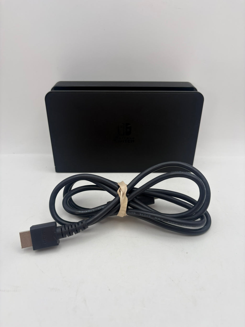 Nintendo Switch HAC-007 Black Dock Charger Station + HDMI Tested