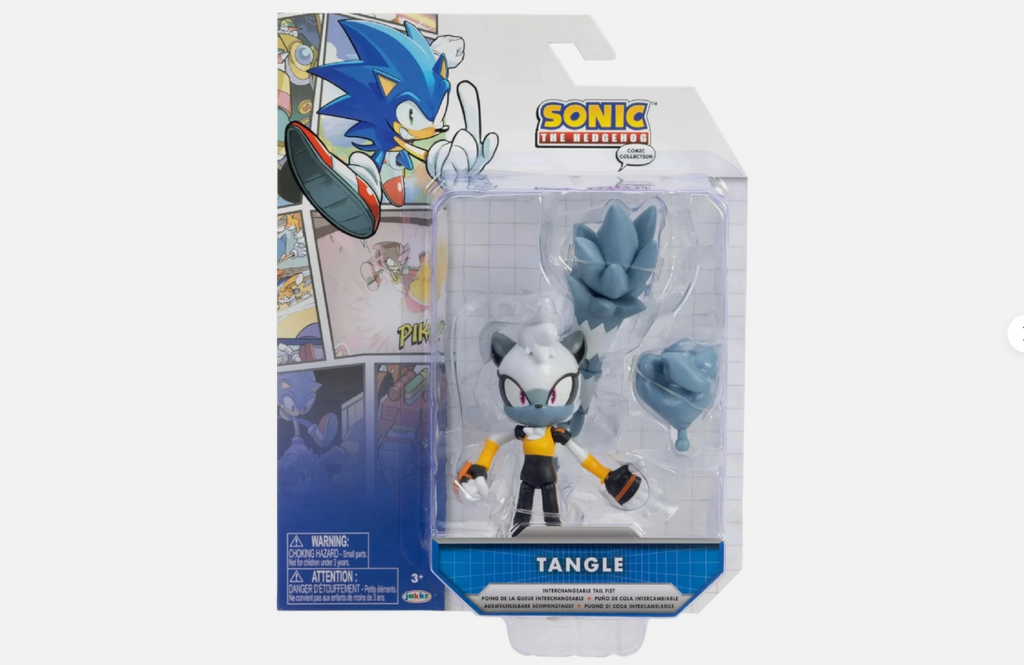 PREORDER Jakks 4 Inch Tangle The Lemur with Interchangeable Tail Fist and 17Pts