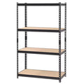 edsal Steel Heavy Duty 4-Tier Utility Shelving Unit (36-in W x 18-in D x 60-in H)