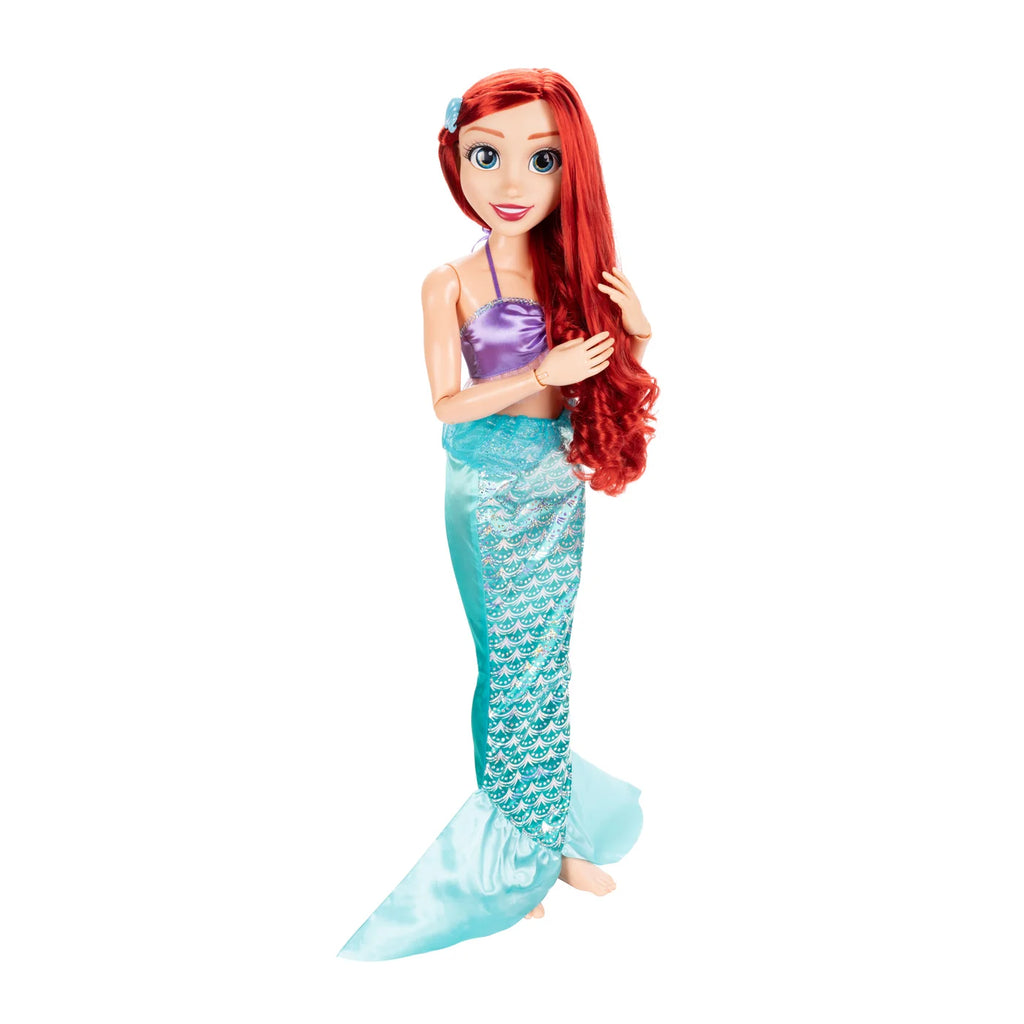 Disney Princess Ariel 32” Playdate Doll w/ Hair Styling Accessories