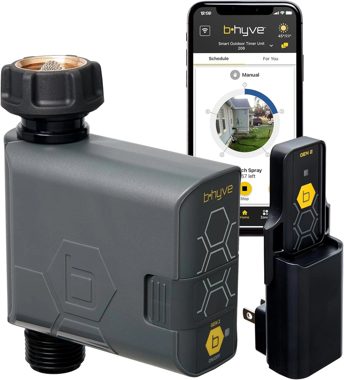 B-hyve Gen 2 Smart Hose Watering Timer With Wi-fi Hub - Smart Hose