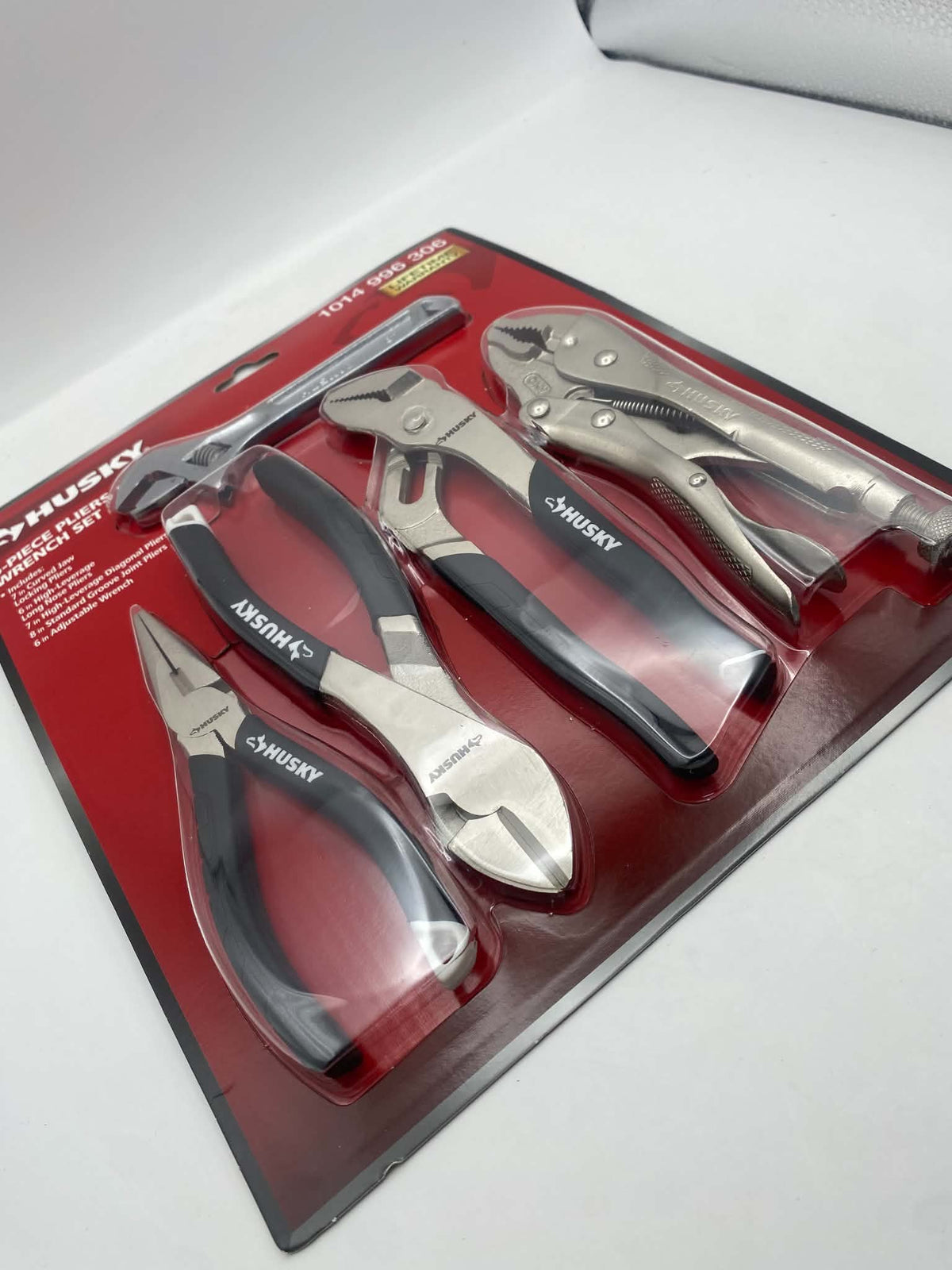 Husky 5 Piece Plier and Wrench  Set