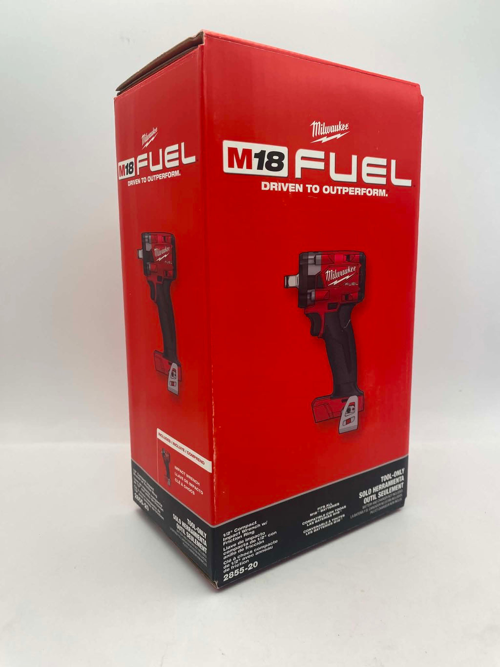 M18 FUEL GEN-3 18V Lithium-Ion Brushless Cordless 1/2 in. Compact Impact Wrench with Friction Ring (Tool-Only) Milwaukee