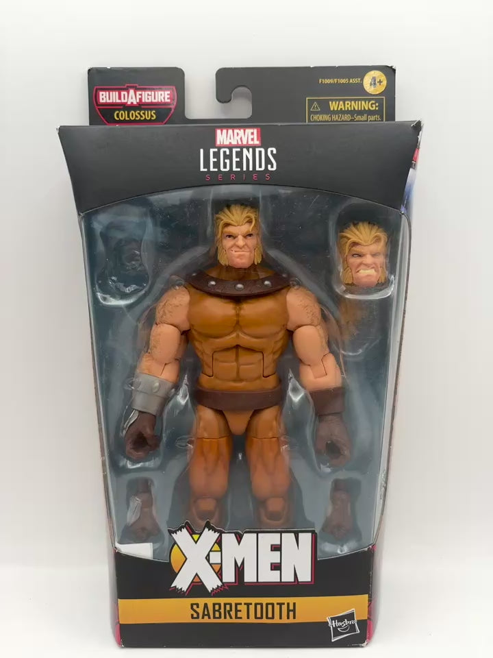 Marvel Legends Age of Apocalypse X-Men Sabretooth 6" Figure Hasbro No BAF
