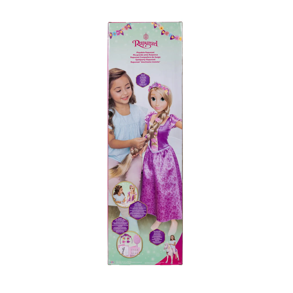 Disney Princess Playdate Rapunzel 32" Doll Dress Hair Accessories