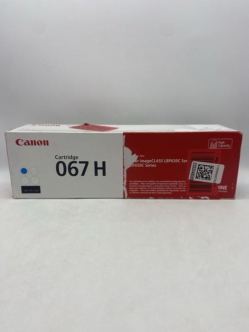 Canon 067 H Original High Yield Laser Toner Cartridge - Cyan - 1 Pack (5105c001)