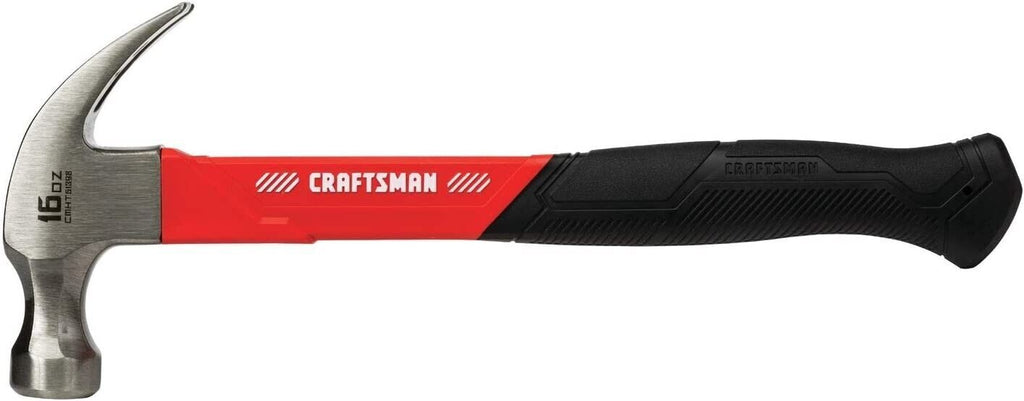 Craftsman 16 oz Smooth Face General Purpose Claw Hammer 10.75 in. Fiberglass