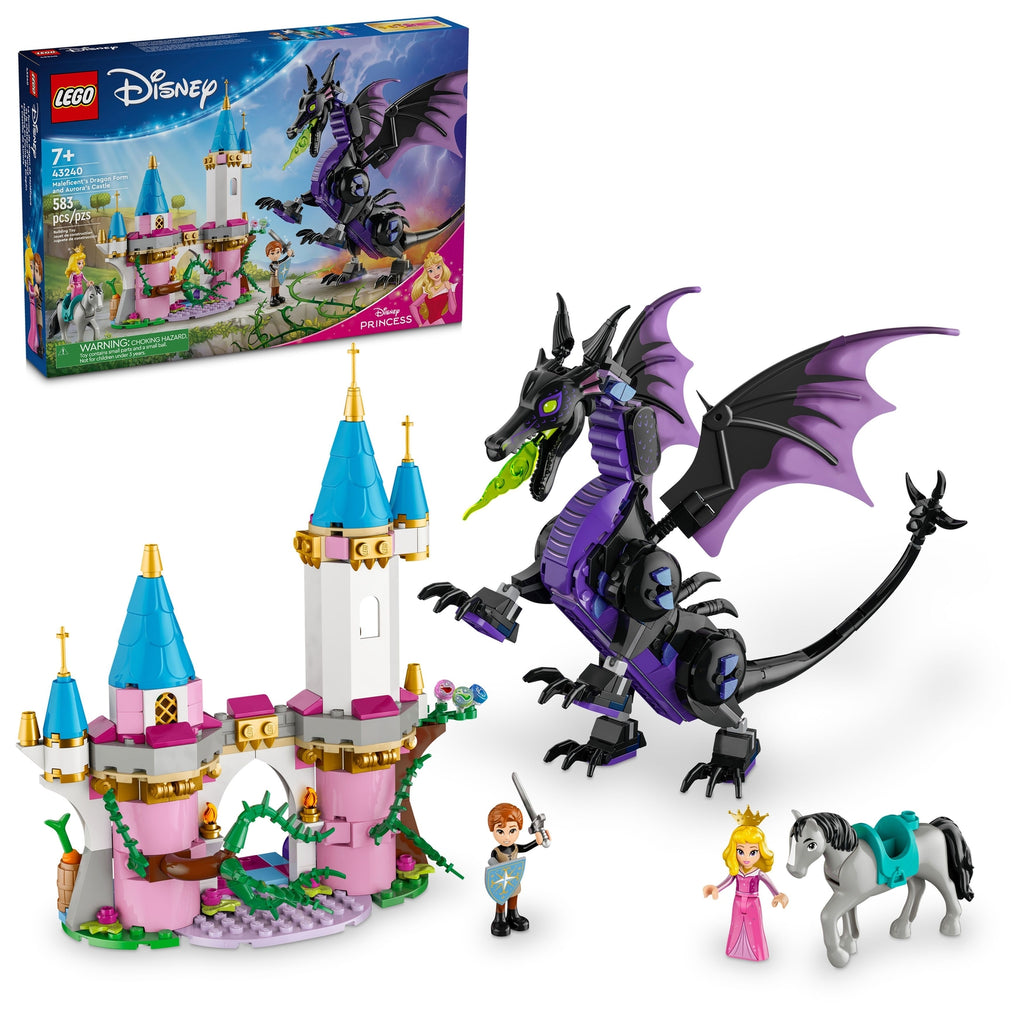 LEGO Disney Princess Maleficent's Dragon Form and Aurora's Castle 43240