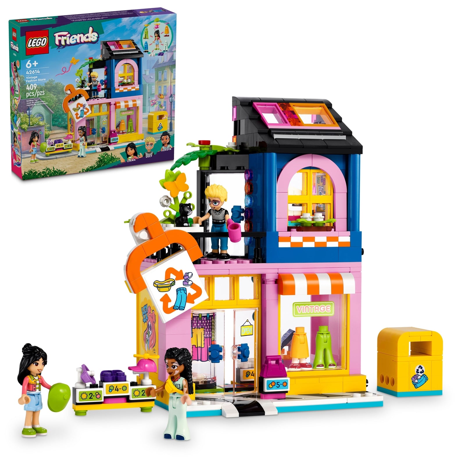 New Sealed Lego Friends Vintage Fashion Store Toy Shop 42614 Retiring Set