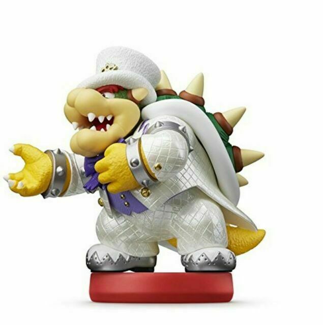 Nintendo Super Mario Odyssey Bowser Wedding Outfit Amiibo New