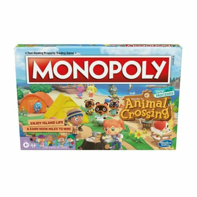 Animal Crossing Monopoly New Horizons Edition Hasbro Brand New
