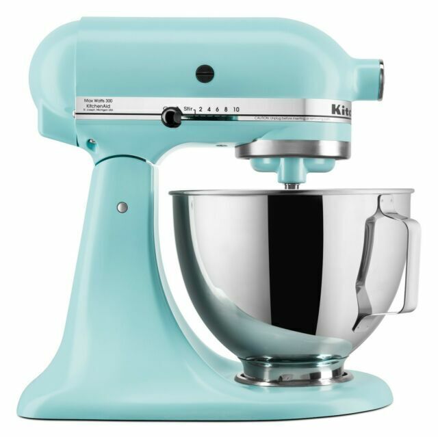 KitchenAid Deluxe Series 4.5-Quart Tilt-Head Stand Mixer, Mineral Water Blue