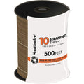 Southwire 22980757 500-ft 10-AWG Brown Stranded Copper Thhn Wire Roll