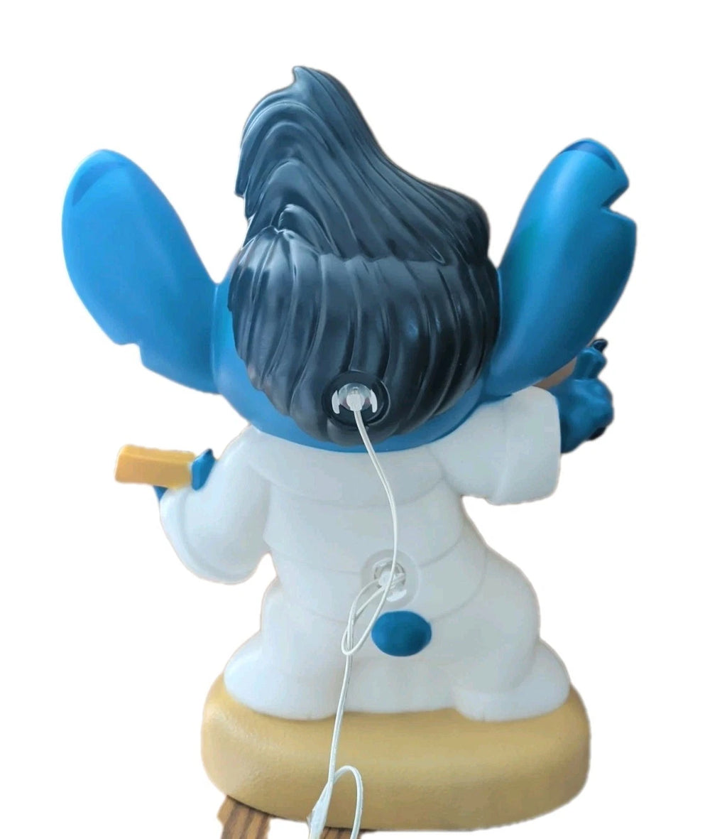 Disney Stitch Rockstar Elvis Lighted LED Christmas Blow Mold Home Yard Decor