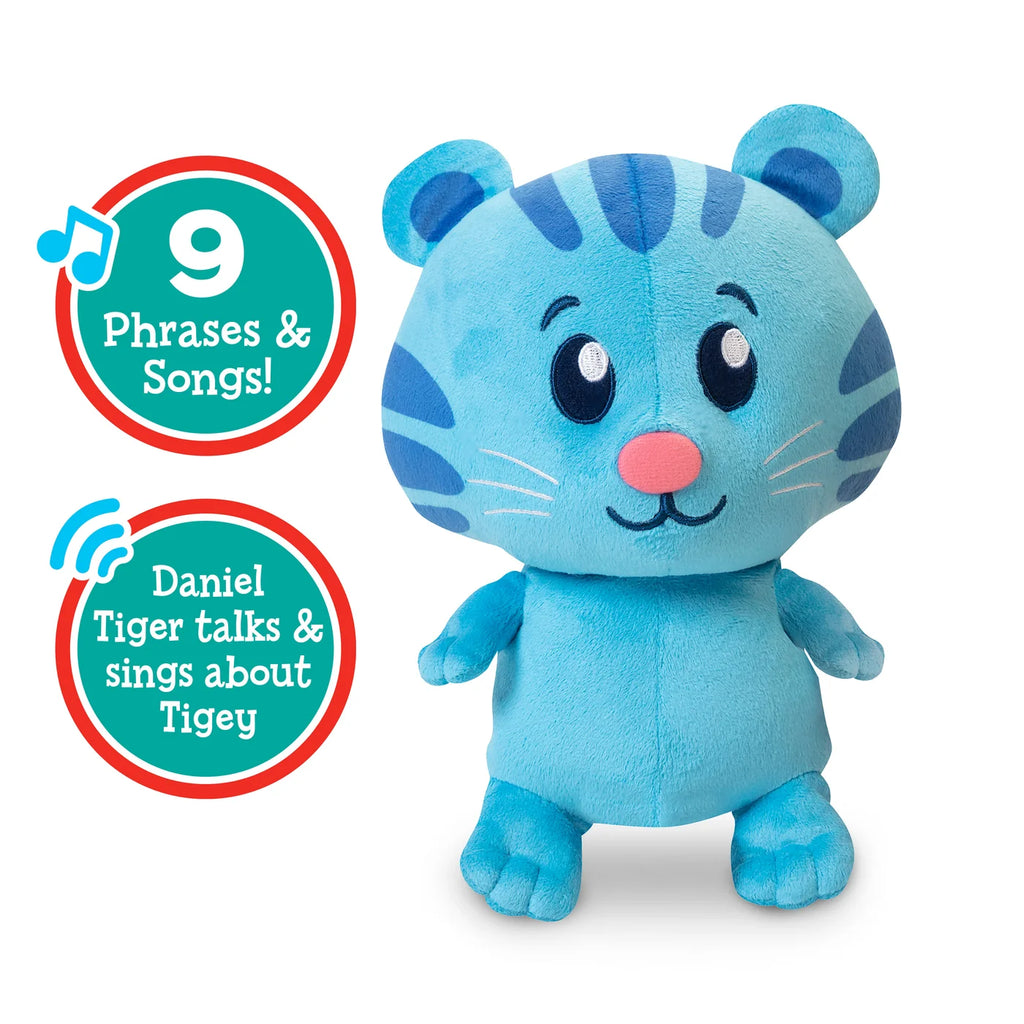 Daniel Tiger's Neighborhood Tigey Plush with Sound 10.5" Tall